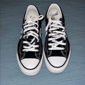 Converse Black and White All Star Sneakers